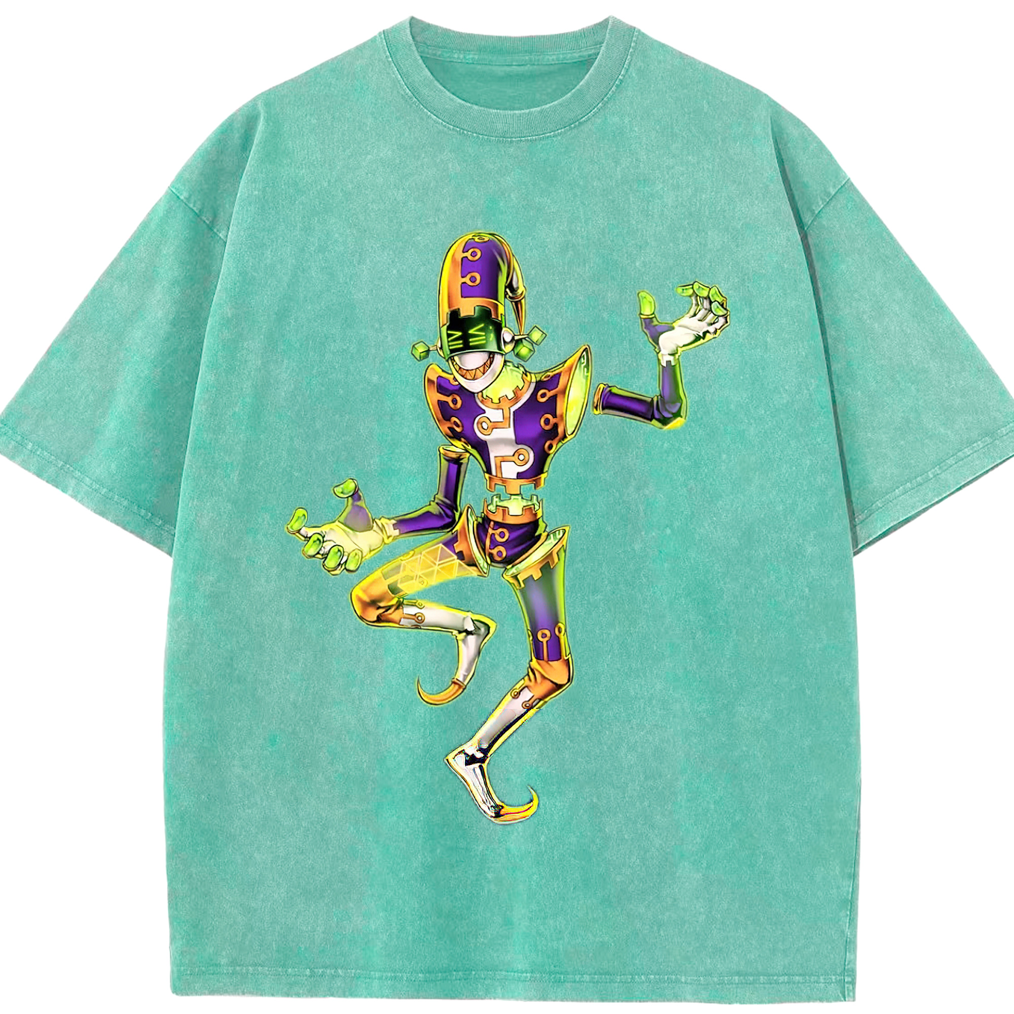 （画像用） 遊☆戯☆王 Yu-Gi-Oh! 綿100% ヴィンテージ風 半袖Tシャツ（フロントプリント）